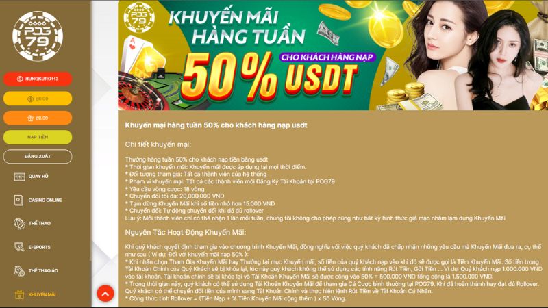 Khuyến mãi pog79 độc quyền cho game thủ